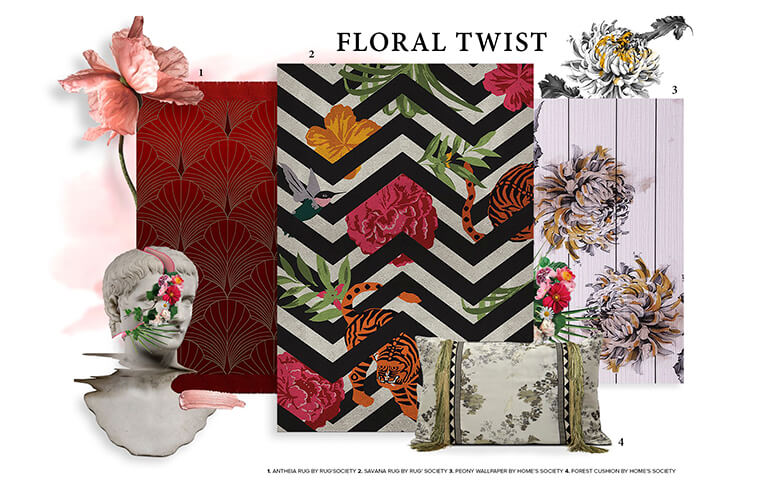 Floral Twist - Rug'Society