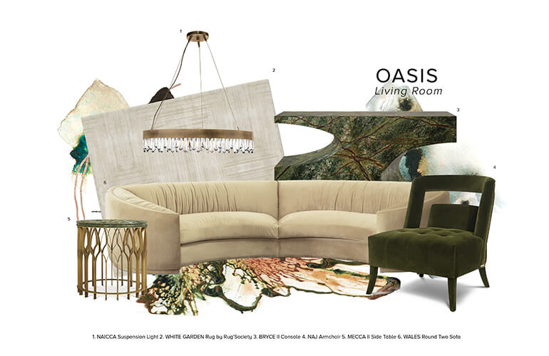 Oasis Living Room - Rug'Society