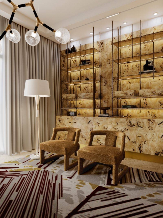 Elegant Earth-Toned Living Room With Xisto Rug - Rug'Society