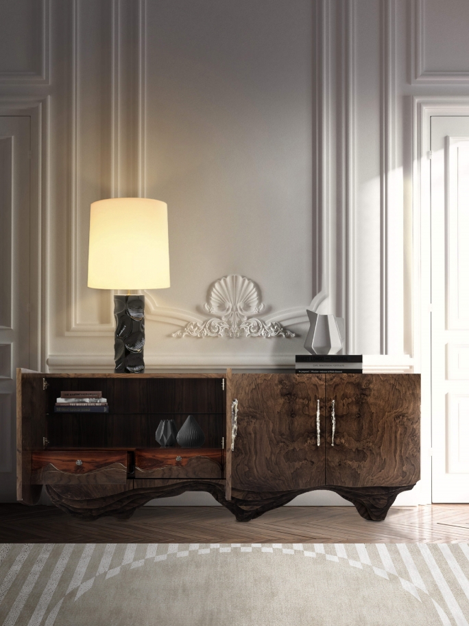 Luxury Elegant Hallway With Ocli Rug - Rug'Society