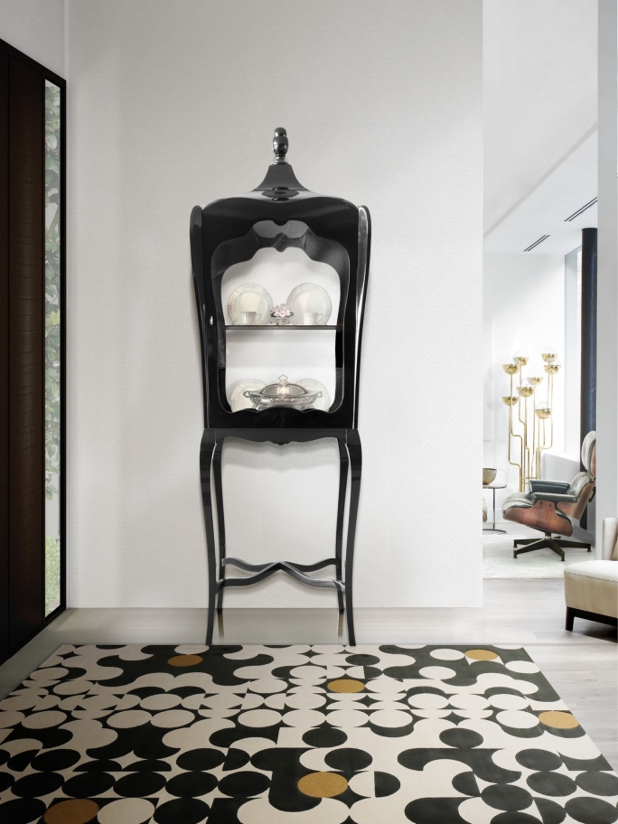 Modern Classic Entryway With Yarsa Colorful&nbsp;Rug by Rug'Society