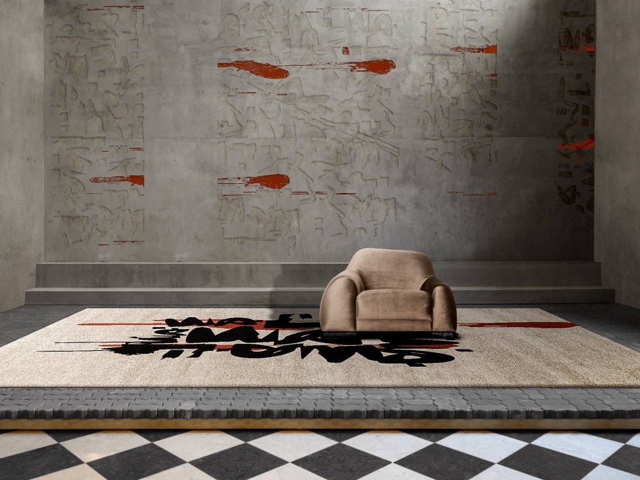 MODERN CONTEMPORARY GALLERY WITH THE INKAHOLE URBAN RUG - Rug'Society