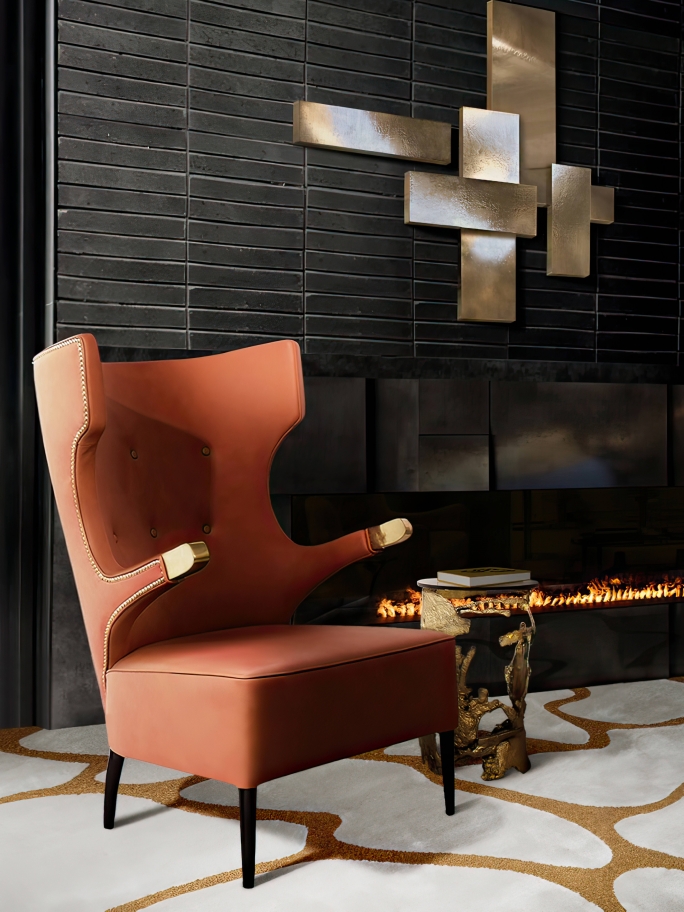 Modern Reading Corner Design With The Cell Rug - Rug'Society