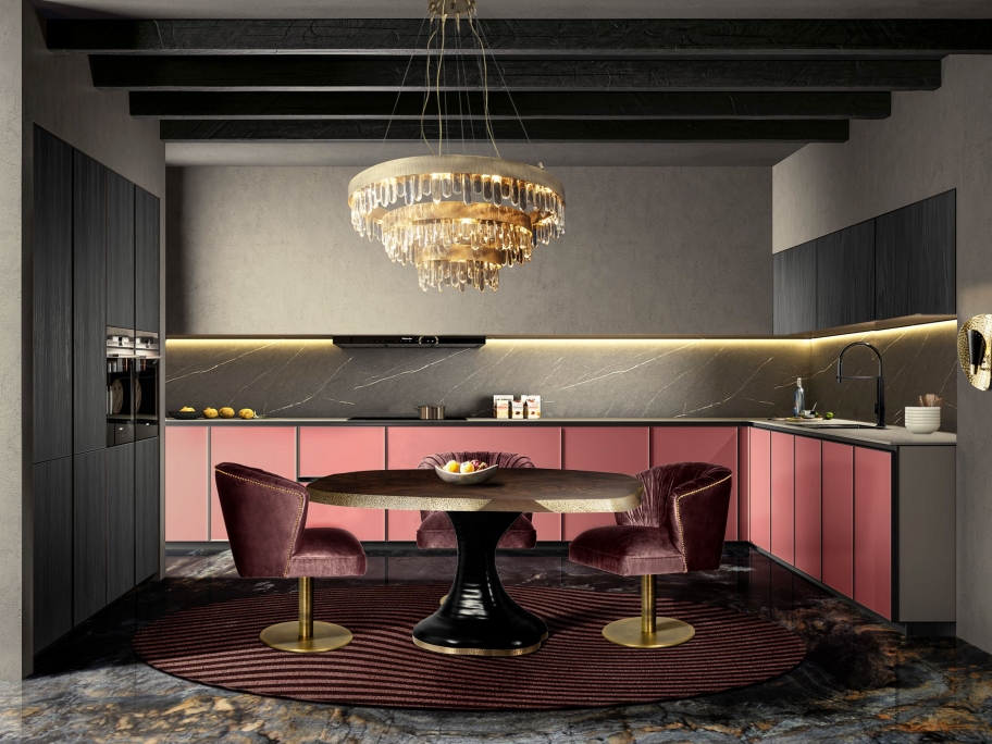 Mysterious Dining Room Decor With Our Sand Rug - Rug'Society