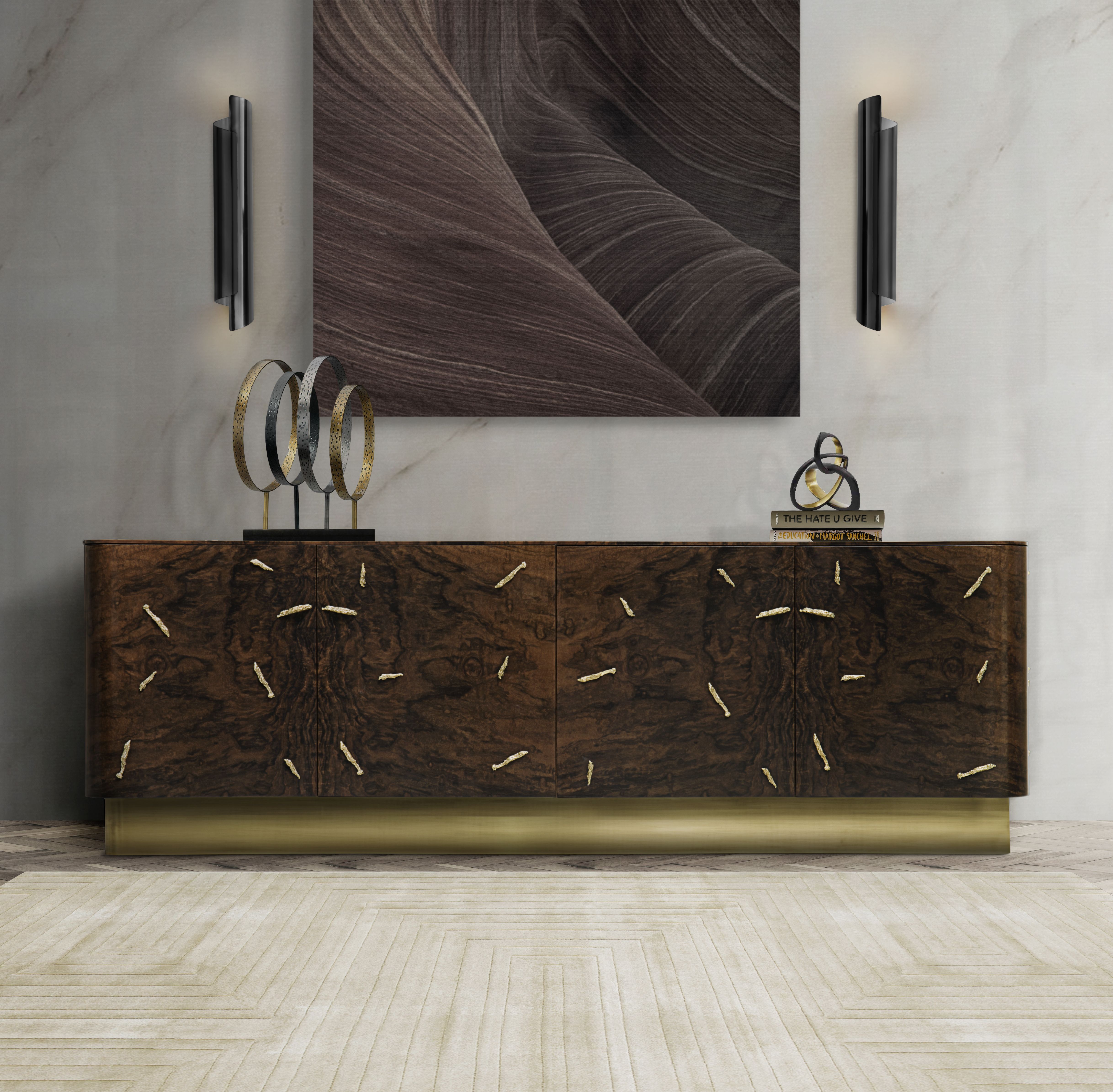 Rug'Society Elegant and Neutral Hallway with WHITE GARDEN&nbsp;Rug by Rug'Society
