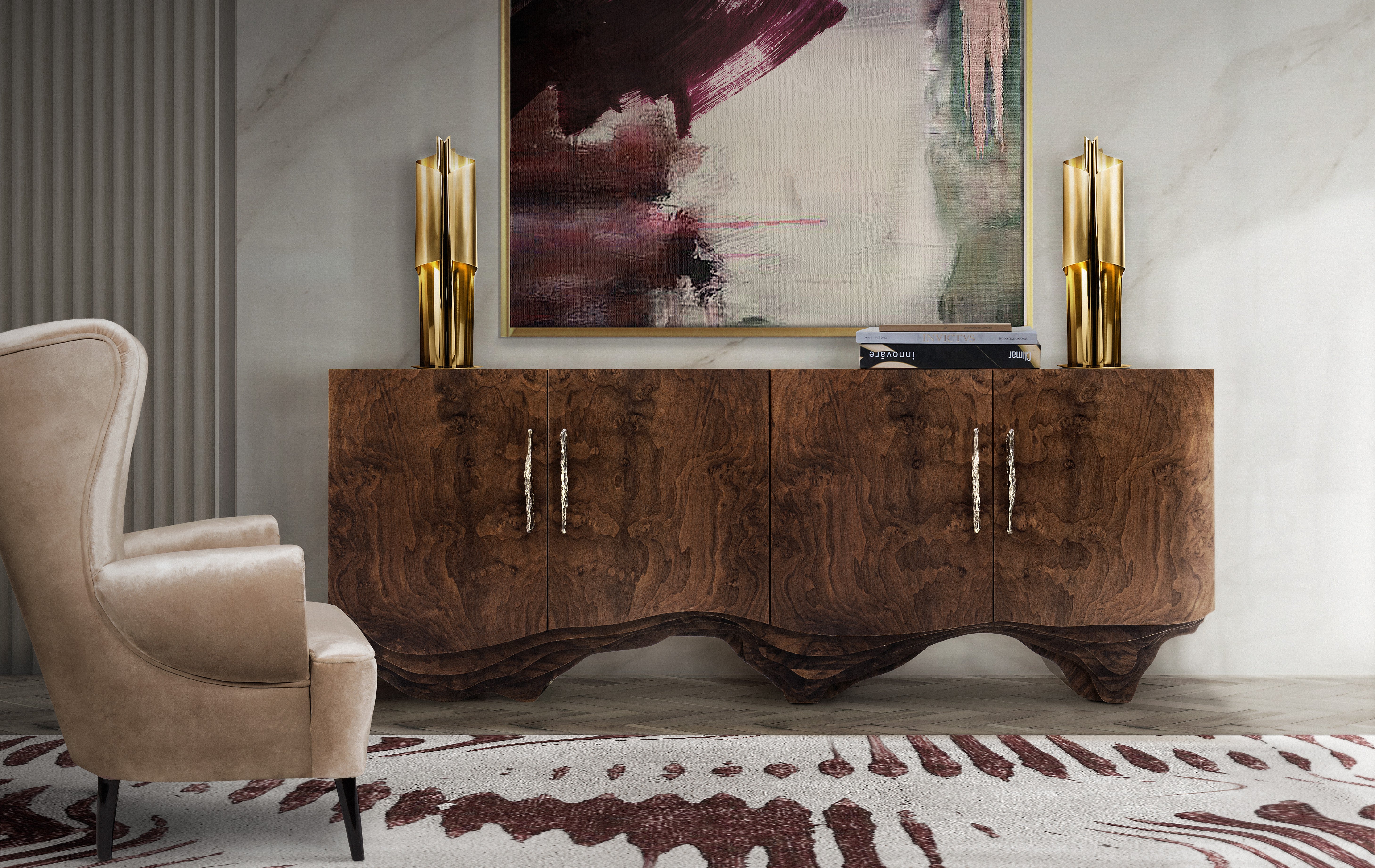 Rug'Society KOTTA Botanical Rug Living&nbsp;Room by Rug'Society
