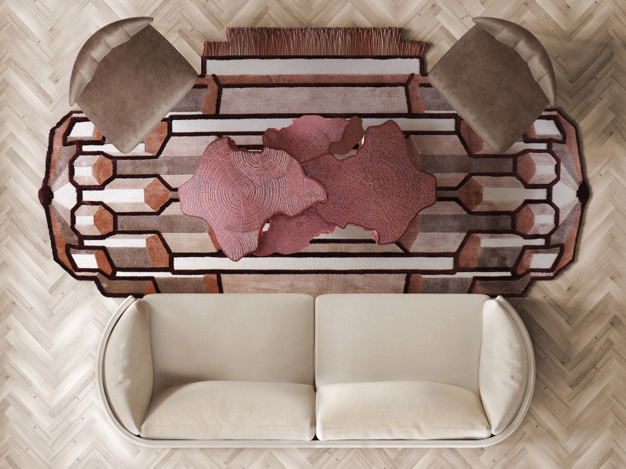Rug'Society LUCY Lounge Interior Design Rug - Rug'Society