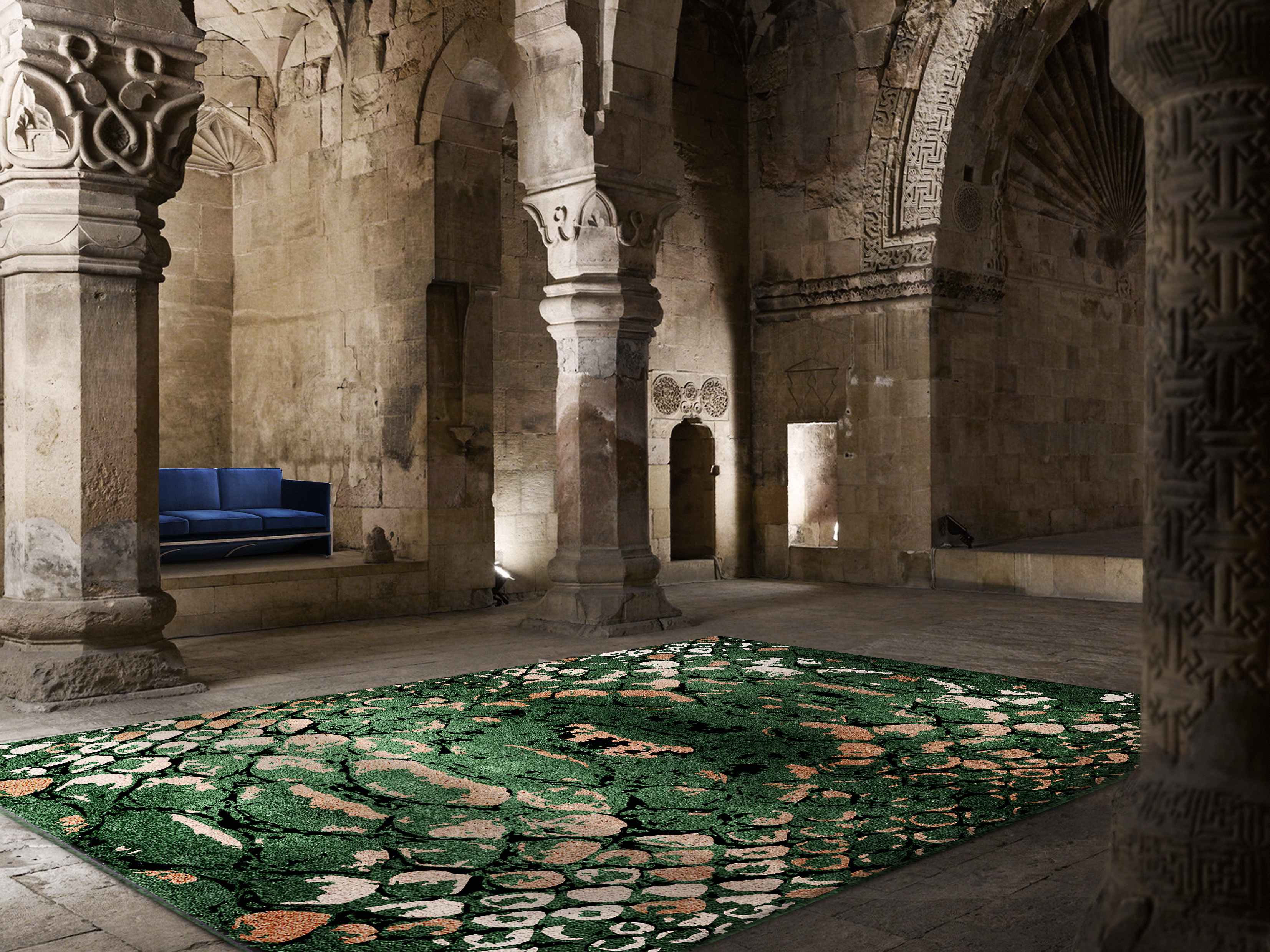 The Strength of Nature With Reptilus Botanical&nbsp;Rug by Rug'Society