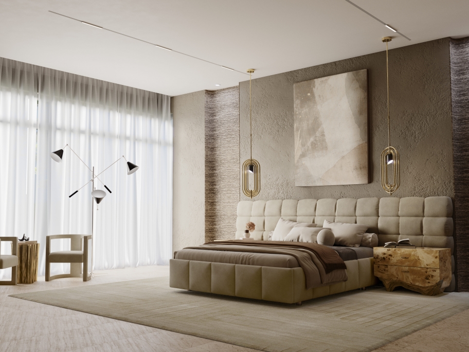 The White Garden Rug Defining a Luxury Bedroom - Rug'Society