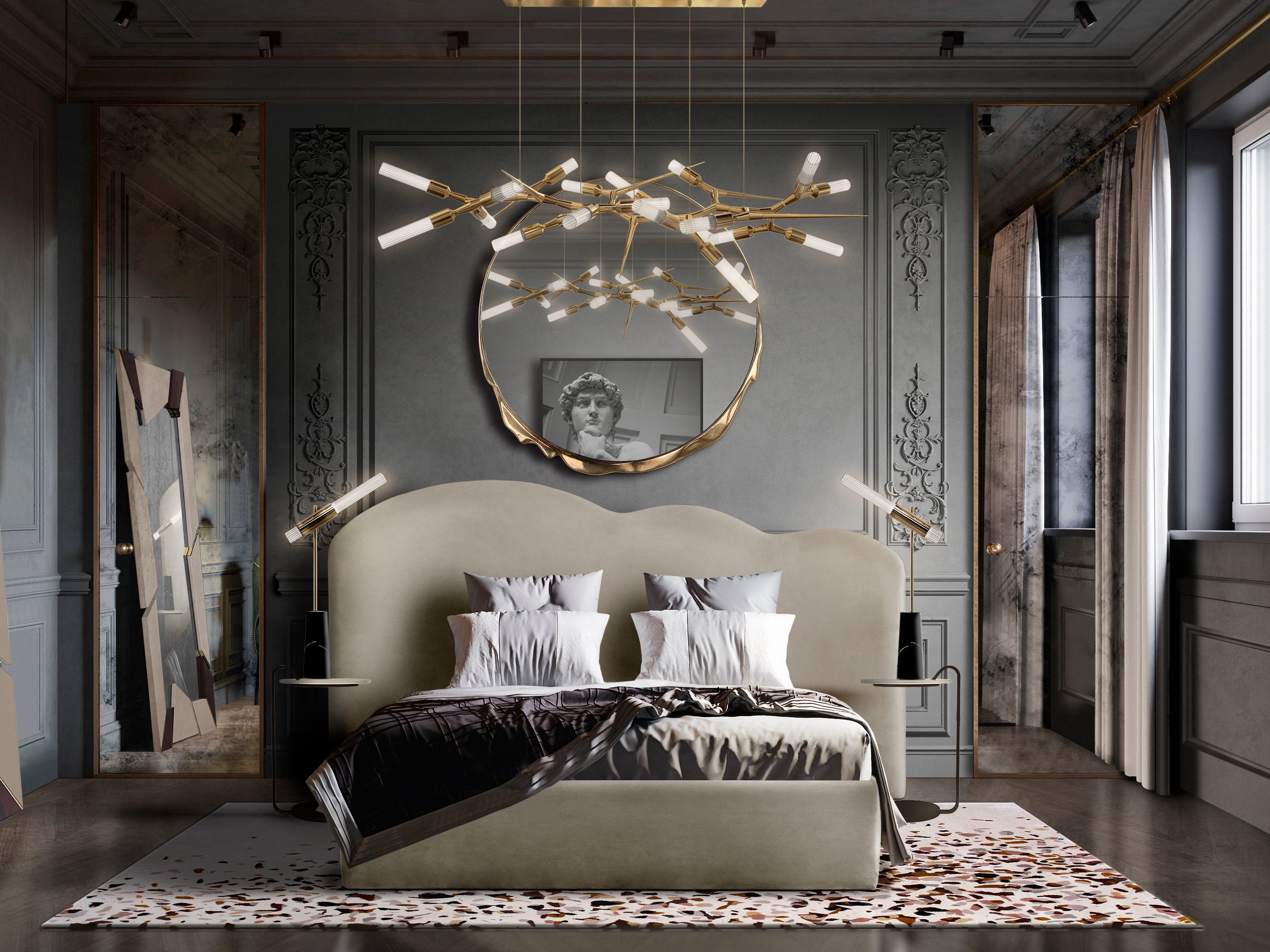 Unique Bedroom with the Astounding Terrazzo&nbsp;Rug by Rug'Society