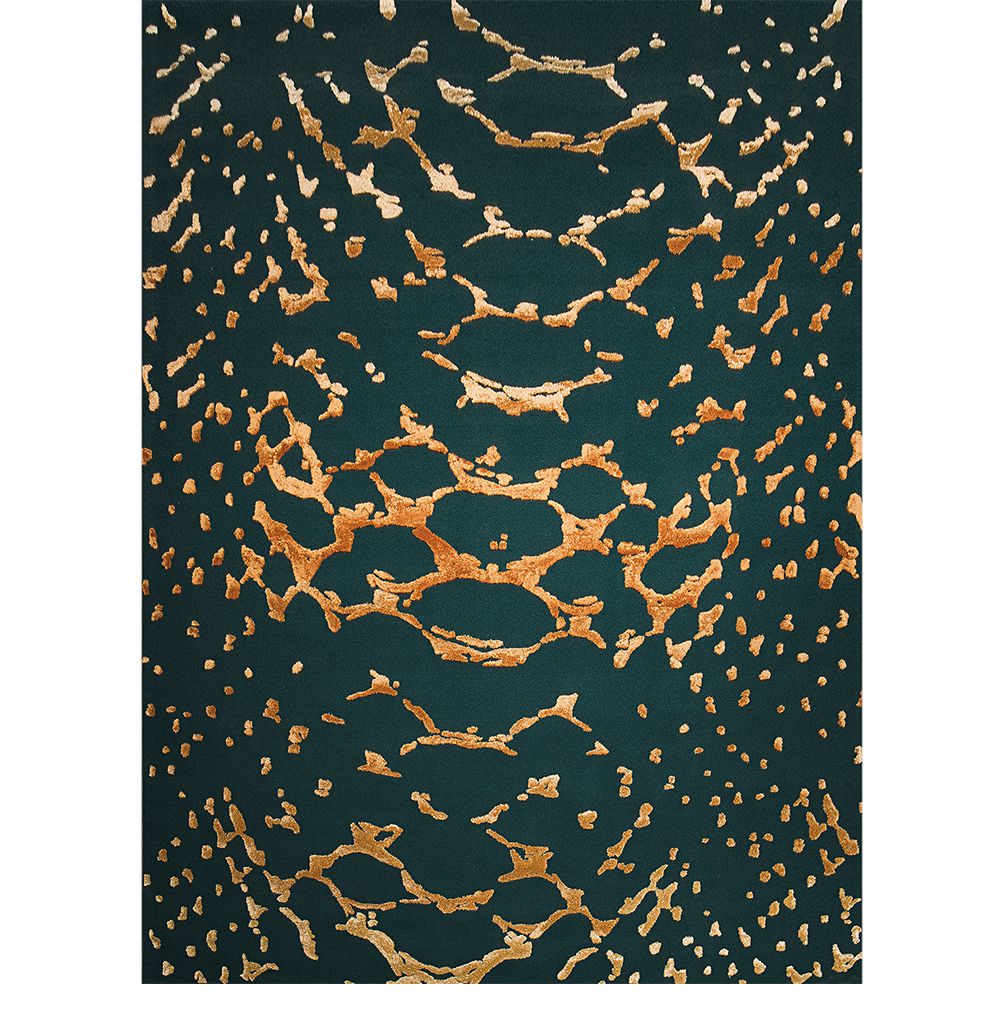 Meta Rug - green rug with snake skin pattern
The Best Entryway Rugs for a Stylish Interior Design