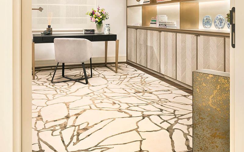 A neutral but unique rug selection from 20 Berlim Interior Designers