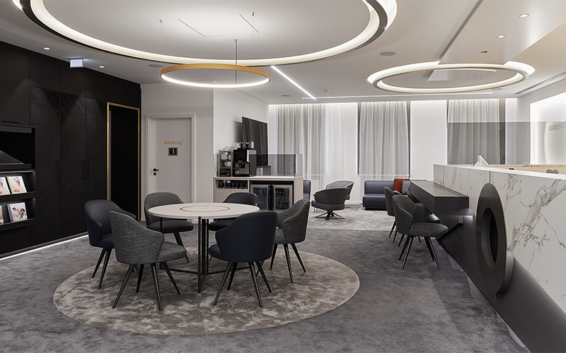 A neutral but unique rug selection from 20 Berlim Interior Designers