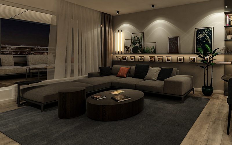 A neutral but unique rug selection from 20 Berlim Interior Designers