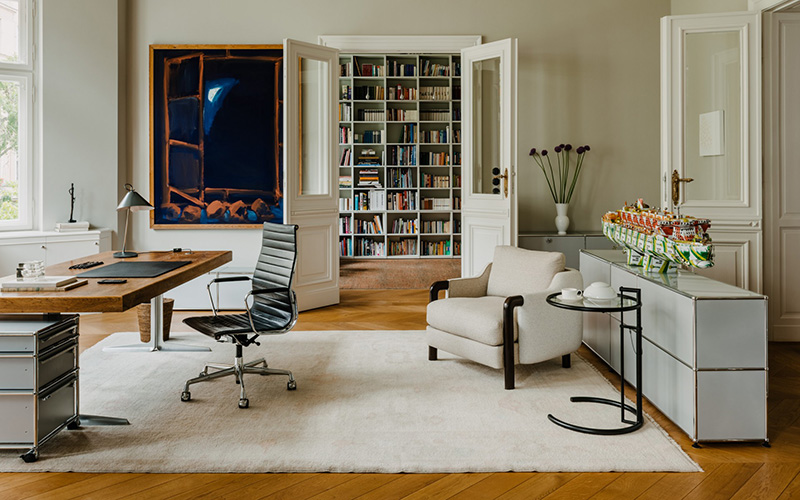 A neutral but unique rug selection from 20 Berlim Interior Designers