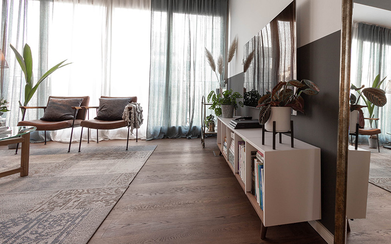 A neutral but unique rug selection from 20 Berlim Interior Designers