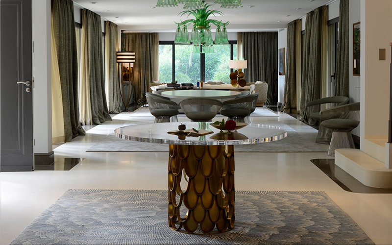 A neutral but unique rug selection from 20 Berlim Interior Designers