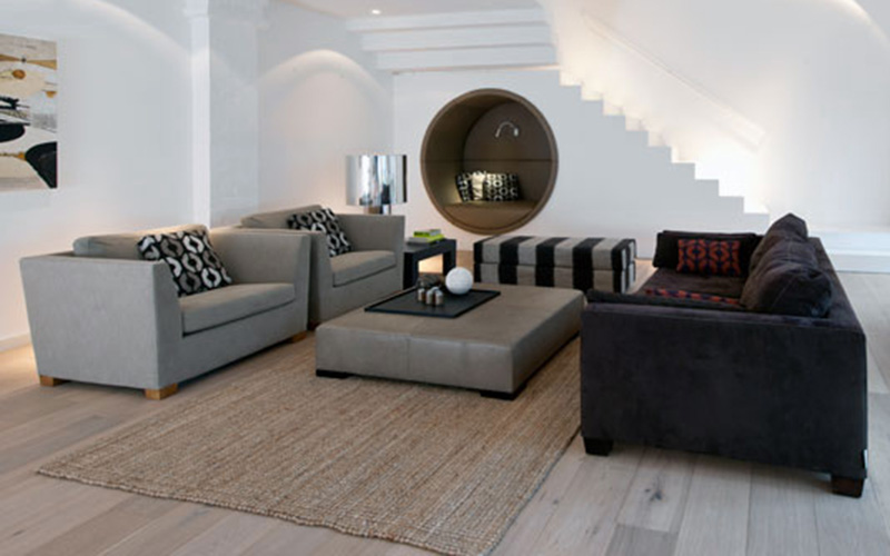 A neutral but unique rug selection from 20 Berlim Interior Designers