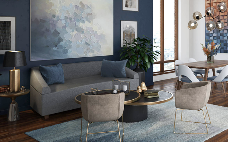 A neutral but unique rug selection from 20 Berlim Interior Designers