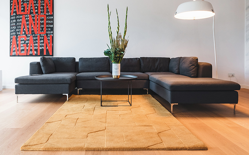 A neutral but unique rug selection from 20 Berlim Interior Designers
