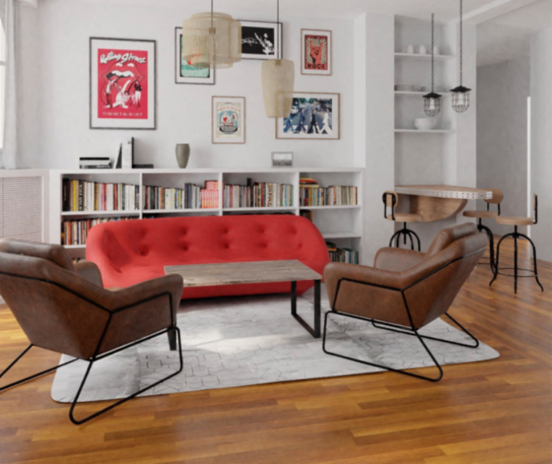 Sweet Homes with Rugs by the best Interior Designers in Lyon
