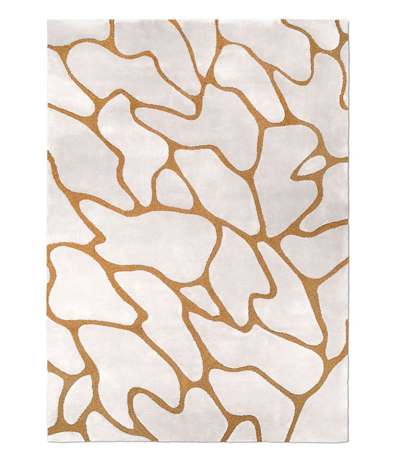 contemporary neutral area rug with an abstract design, ideal for living or dining rooms. Home Office Rugs