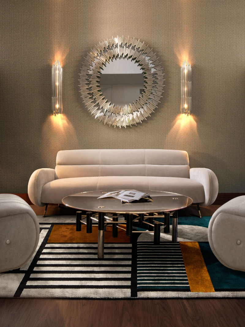 Studio Aisslinger: Unique Interior Design Projects with colorful rugs