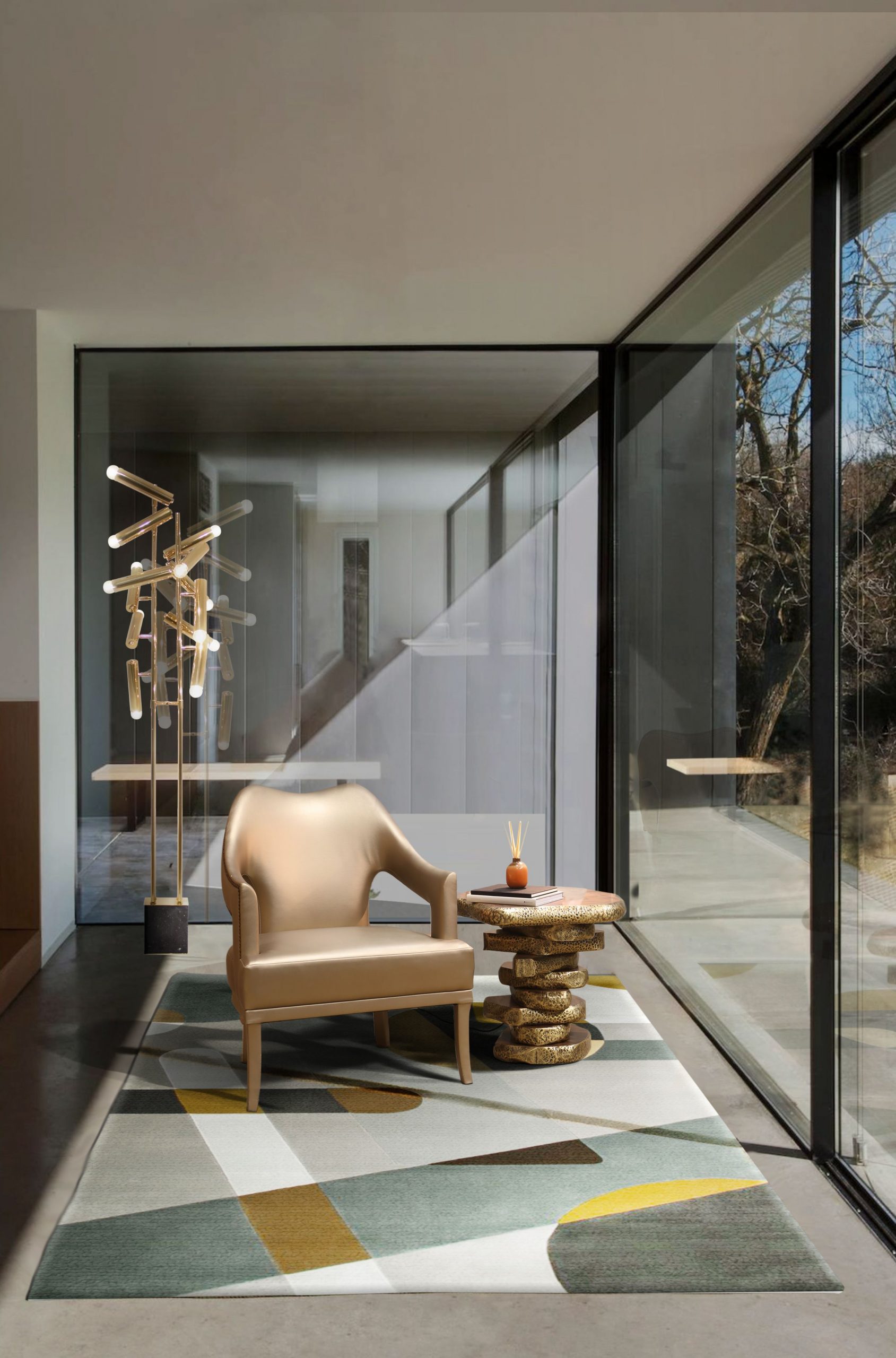 5 Mid-Century Modern Rugs Idea To A Colorful Interior Design
