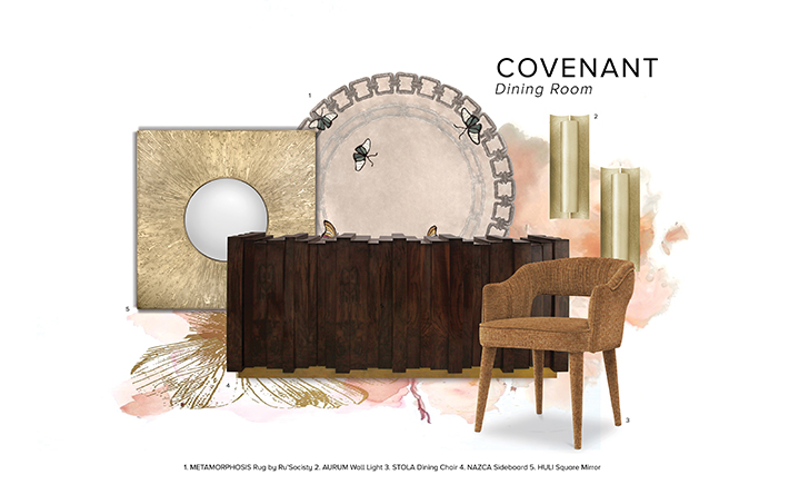 Covenant Dining Room: The Exquisite "Untamed" Rugs