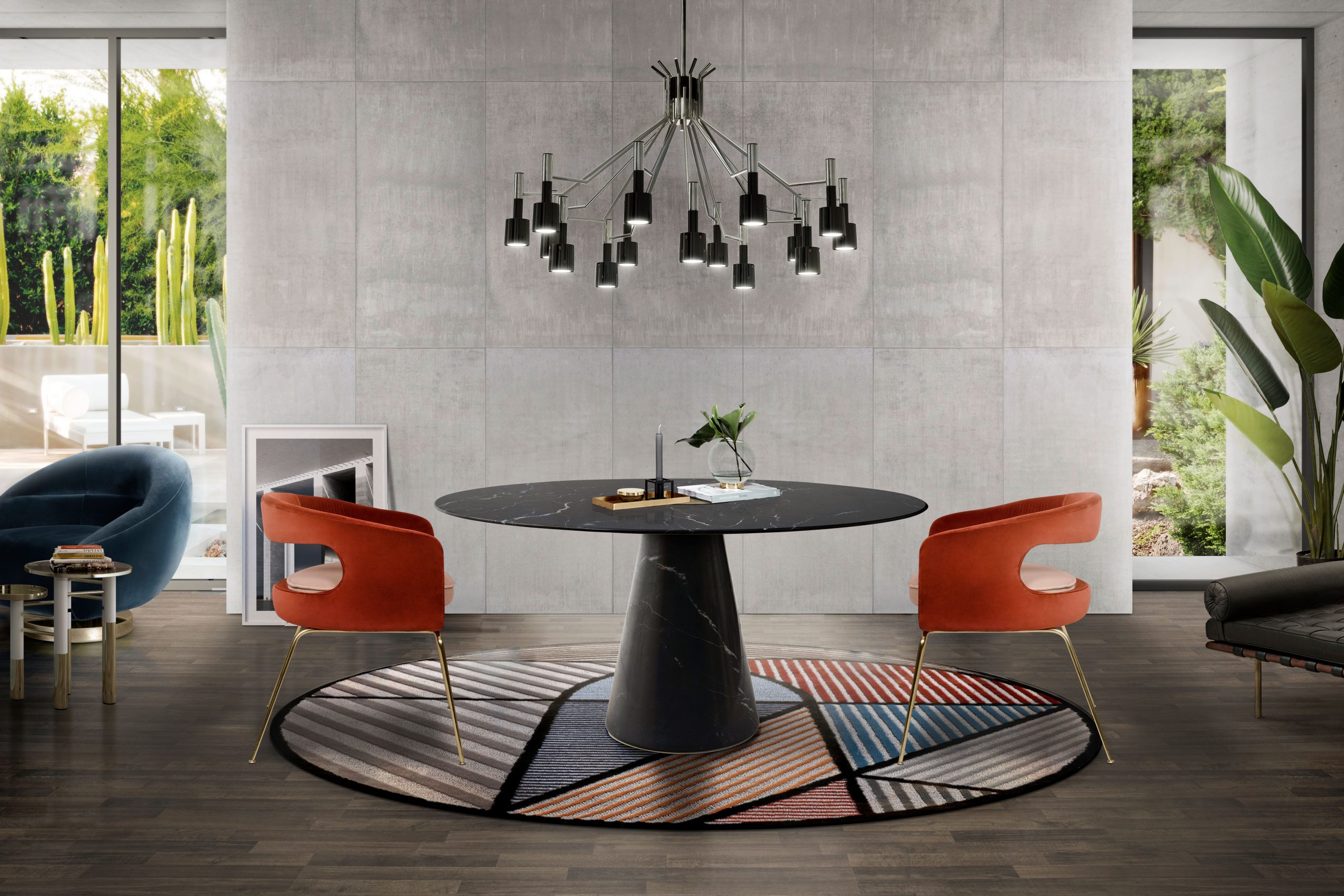 5 Colorful Rugs To Create The Perfect Dining Room Design