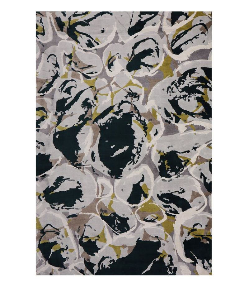 10 Spicy Rugs for this holiday season, Brown black blue rug, huge rug, rectange rug,