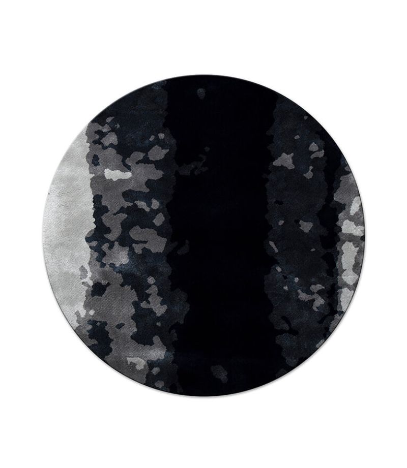 Space-Inspired Rugs That Your child will Love black and gray BALTIC 2 RUG, deep space pattern