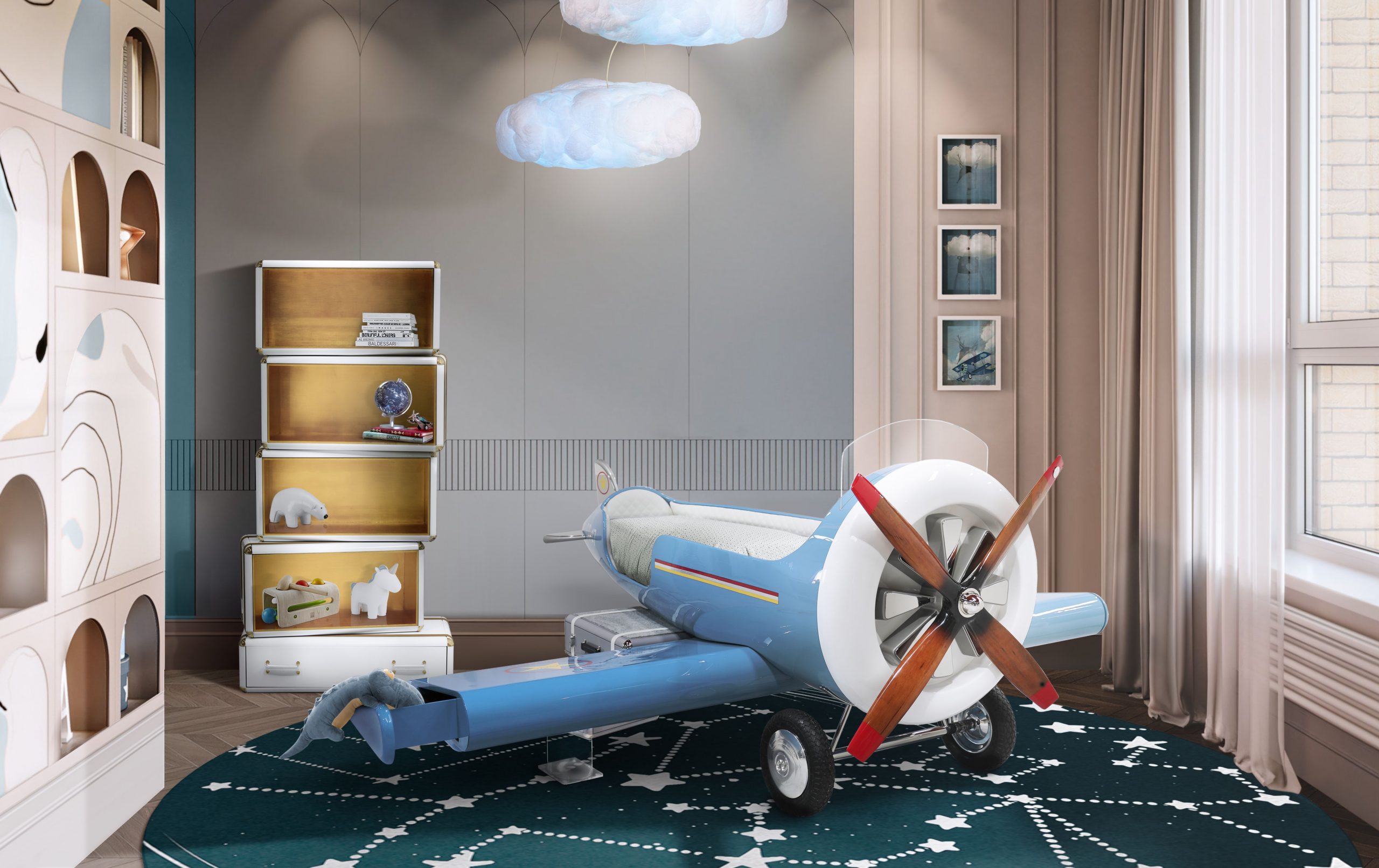 Contemporary Bedroom Rugs For Kids And Grownups