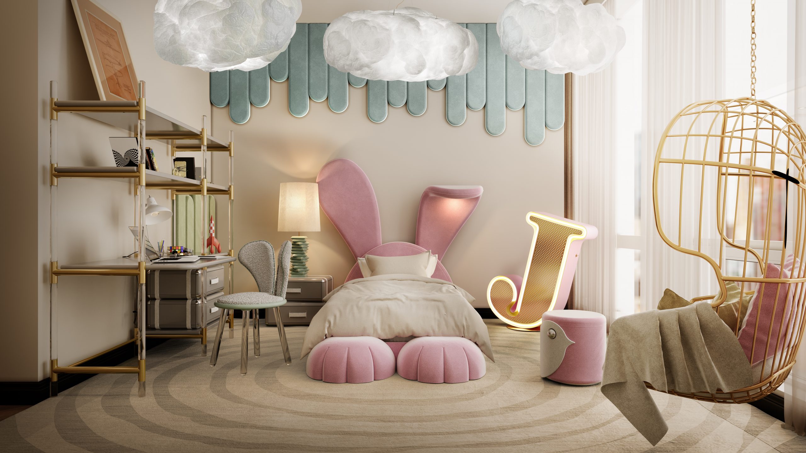 Contemporary Bedroom Rugs For Kids And Grownups