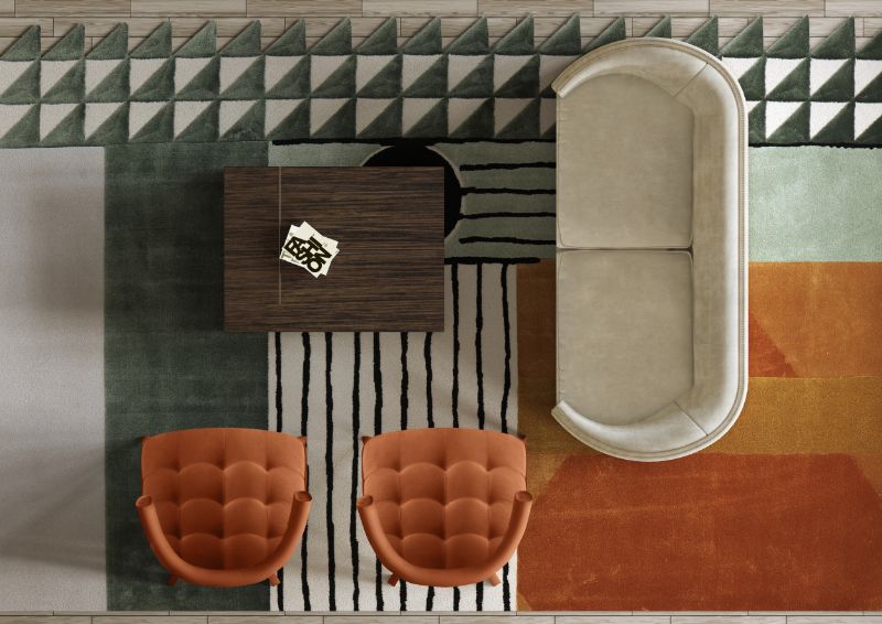 20 Luxurious Modern Silk Rugs to Style Your Living Room with Simba Rug