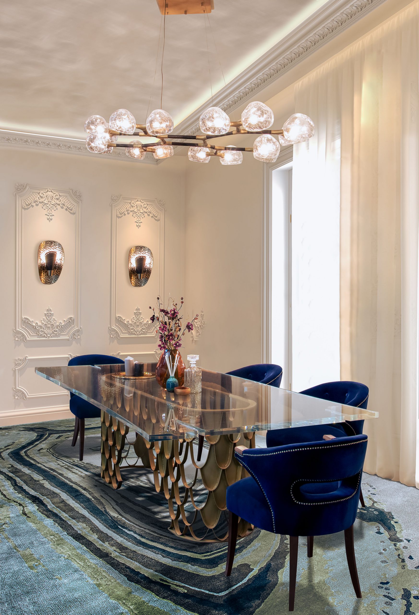 Carpets For Dining Rooms - Agatha Rug