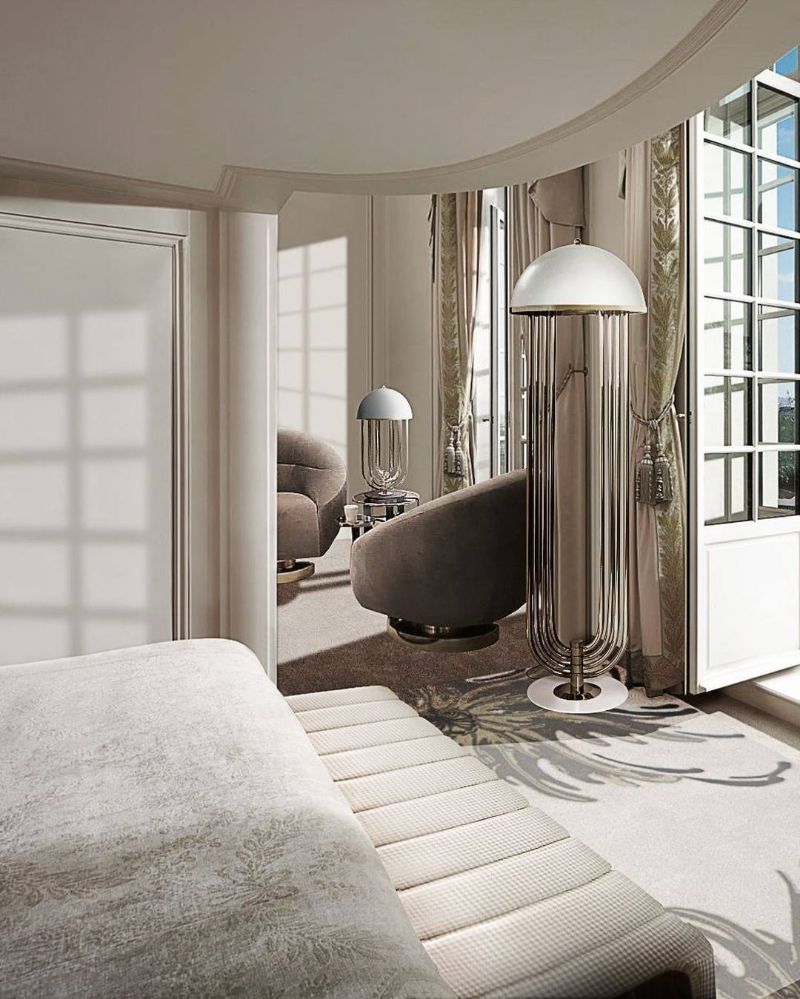 Modern Rugs Inspiration: How to get the perfect rug for your home!, neutral colored bedroom with neptuno rug