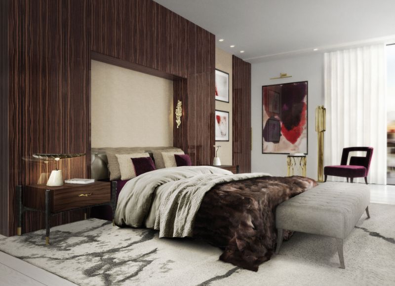 Modern Rugs Inspiration: How to get the perfect rug for your home! bedroom with neutral white and gray area rug