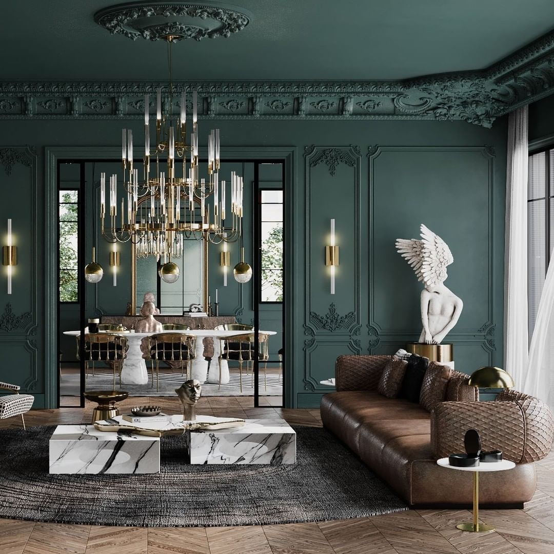 Here's how to sophisticate your living room with a classy rug. classy Modern living room in neutral and earthy colors combined with a classy rug