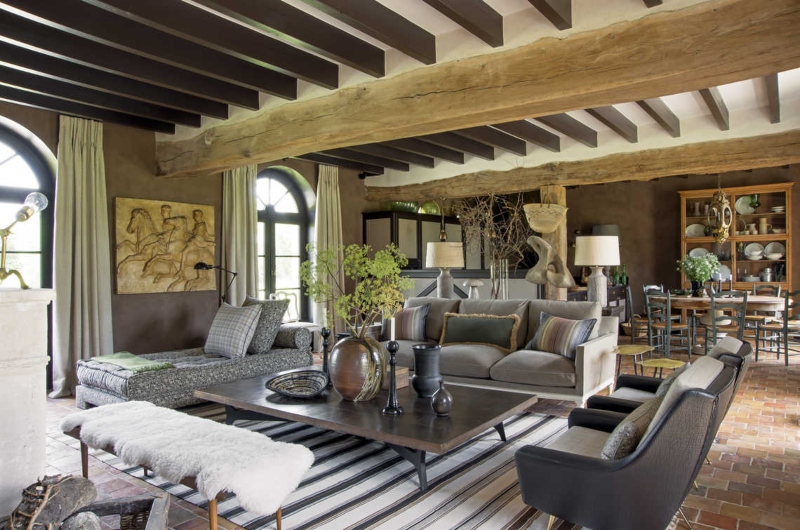 Rug Design ideas by Jean-Louis Deniot. Touraine project with lounge rug