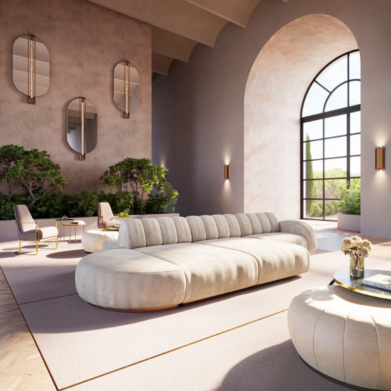 20 Fantastic Rugs to Decorate Your Modern Living Room, modern classic living room, white sofa with area rug