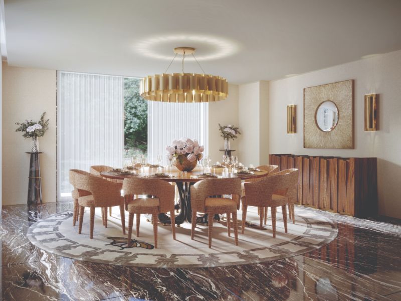 20 Dining Room Rug Ideas That Will Change Everything About Your Home Interior, modern contemporary rug in dining room