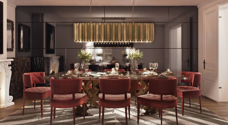 The Dorian Dining Room of Knightsbridge Manor: A Luxury Rug Interior design