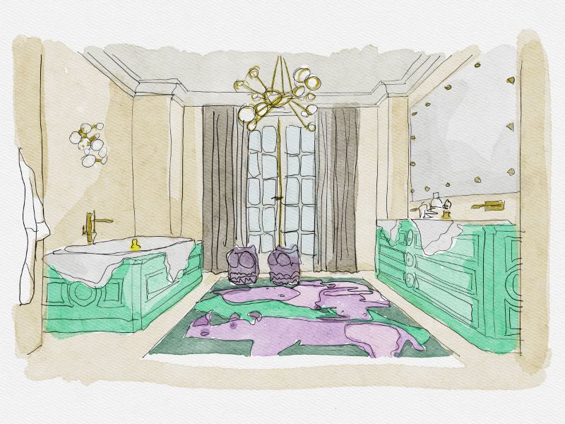Neverland Bathroom Featuring Imaginative a Rug, Mr Potato Game Rug