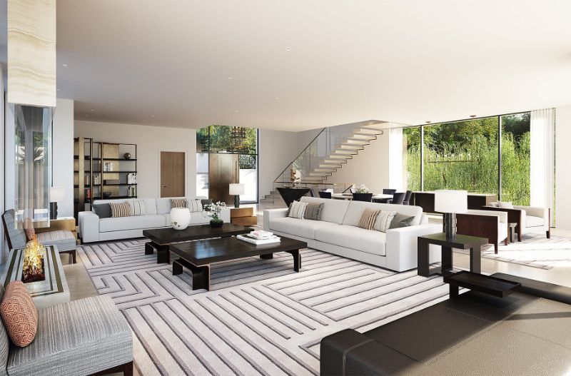 Rug designs to inpire you creating a beautiful living room