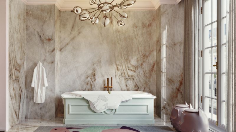 Neverland Bathroom Featuring Imaginative a Rug