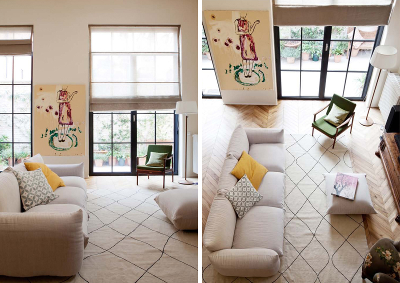 Interior Projects by Fabio Azzolina with Modern Rug Designs