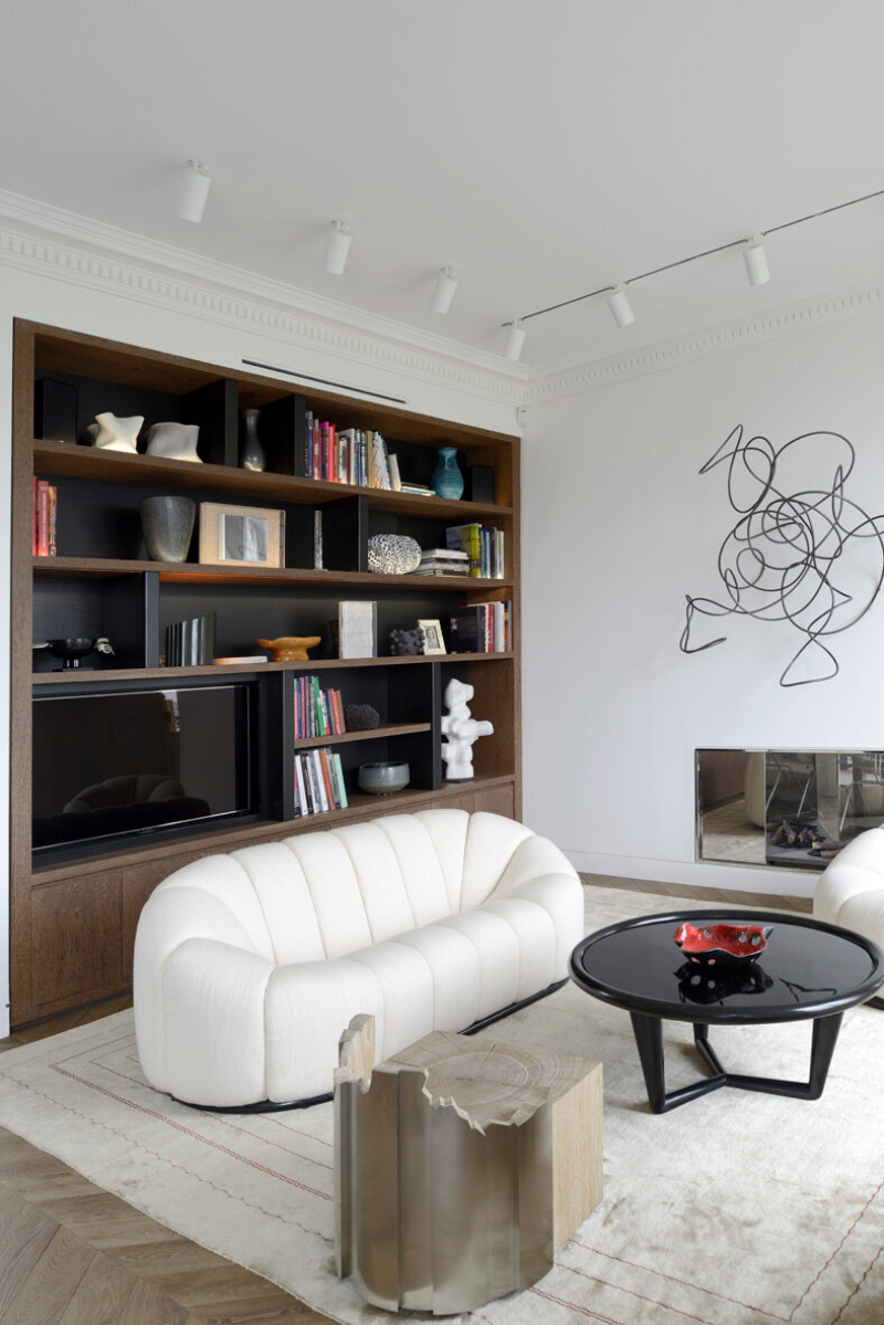 Rug Designs by Tristan Auer. Neutral lounge rug in a modern and contemporain design