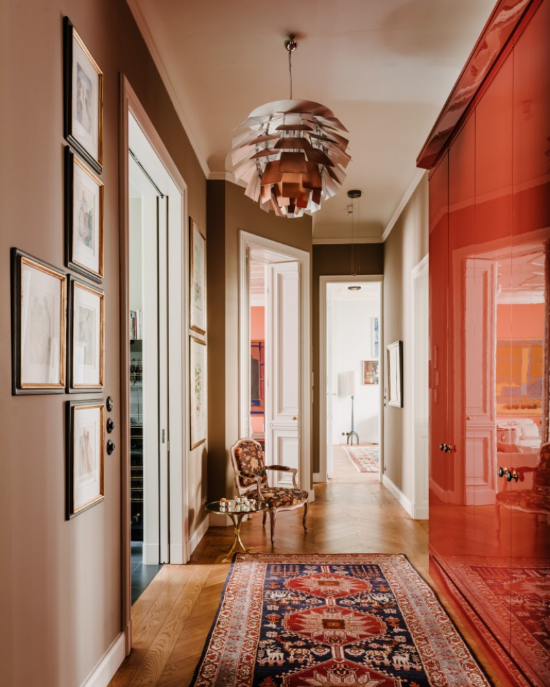 Gisbert Pöppler , Berlin Zimmer hallway