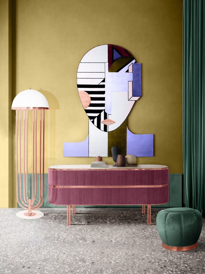 Modern Entryway with Oscar rug on the wall.
The Best Selection of Interior Design Rugs